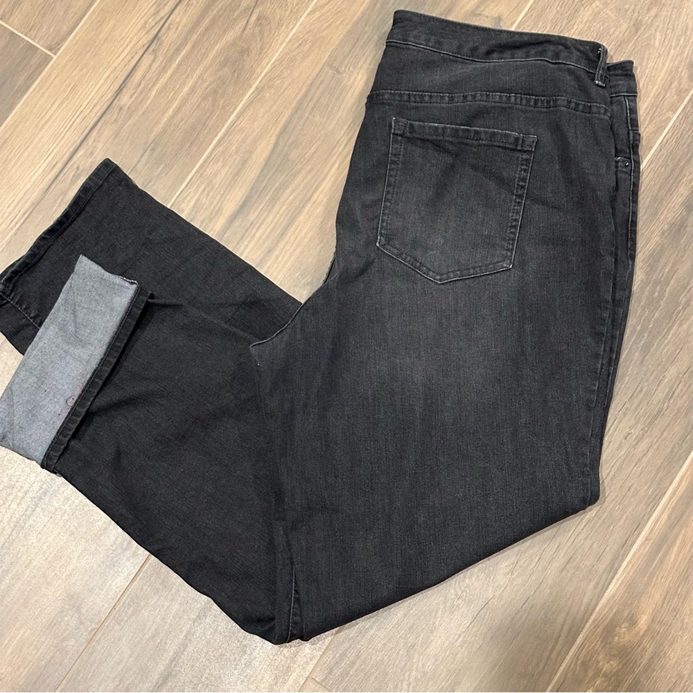 LOGO Tall Shadow Patch Boyfriend Jeans 18TALL — FINAL SALE ENDS THIS WEEKEND